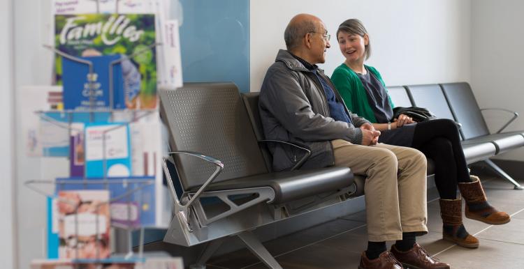 National Health Service waiting room